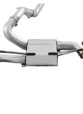 AWE Tuning SwitchPath Cat Back Exhaust w/Remote | 3" Diameter | 4.5" Dual Diamond Black Tips Ford Focus RS 2016-2018                                     - 3025-33024 - Image 4