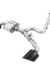 AWE Tuning SwitchPath Exhaust | 3" Diameter | 3" Dual Diamond Black RS-Style Tips Audi RS3 2017-2020                                     - 3025-33034 - Image 5