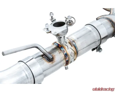 AWE Tuning SwitchPath Exhaust | 3" Diameter | 3" Dual Diamond Black RS-Style Tips Audi RS3 2017-2020 - 3025-33034