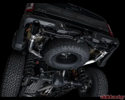 AWE Tuning SwitchPath Exhaust | 5" Diamond Black Tips Ford F-150 Raptor 2021-2025 - 3025-33356
