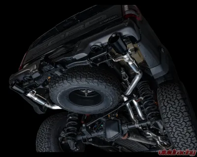 AWE Tuning SwitchPath Exhaust | 5" Diamond Black Tips Ford F-150 Raptor 2021-2025 - 3025-33356