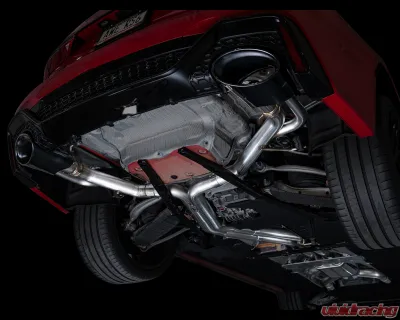 AWE Tuning SwitchPath Exhaust | 3" Diameter | 9.25" Dual Diamond Black RS-Style Tips Audi RS6 Avant  2021-2023 - 3025-33776