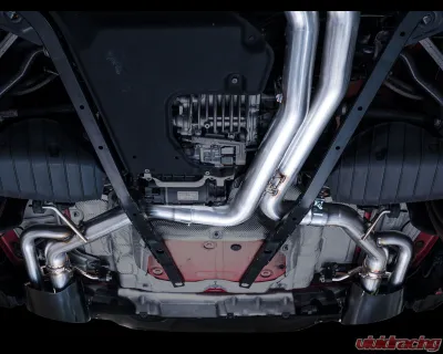 AWE Tuning SwitchPath Exhaust | 3" Diameter | 9.25" Dual Diamond Black RS-Style Tips Audi RS6 Avant  2021-2023 - 3025-33776