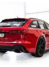 AWE Tuning SwitchPath Exhaust | 3" Diameter | 9.25" Dual Diamond Black RS-Style Tips Audi RS6 Avant  2021-2023                                     - 3025-33776 - Image 13