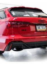 AWE Tuning SwitchPath Exhaust | 3" Diameter | 9.25" Dual Diamond Black RS-Style Tips Audi RS6 Avant  2021-2023                                     - 3025-33776 - Image 16