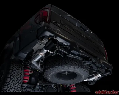 AWE Tuning SwitchPath Exhaust | 5" Diamond Black Tips Ford F-150 Raptor R 2023-2025 - 3025-33852