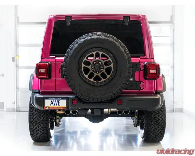 AWE Tuning SwitchPath Exhaust | 3" Diameter | No Tips Jeep Wrangler Unlimited Rubicon 392 2021-2024 - 3025-41392