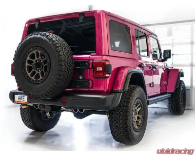 AWE Tuning SwitchPath Exhaust | 3" Diameter | No Tips Jeep Wrangler Unlimited Rubicon 392 2021-2024 - 3025-41392