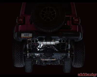 AWE Tuning SwitchPath Exhaust | 3" Diameter | No Tips Jeep Wrangler Unlimited Rubicon 392 2021-2024 - 3025-41392