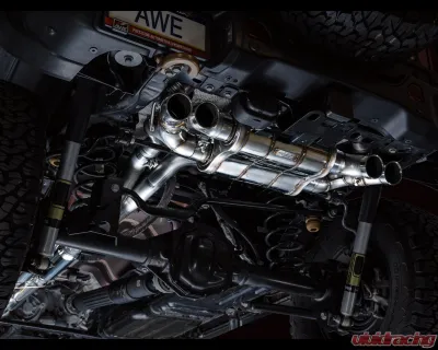 AWE Tuning SwitchPath Exhaust | 3" Diameter | No Tips Jeep Wrangler Unlimited Rubicon 392 2021-2024 - 3025-41392