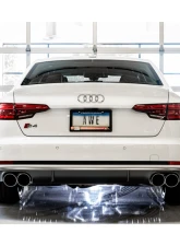 AWE Tuning SwitchPath Exhaust | 2.5" Diameter | Non-Resonated | 4" Quad Chrome Silver Tips Audi S5 Sportback 2018-2024                                     - 3025-42042 - Image 2