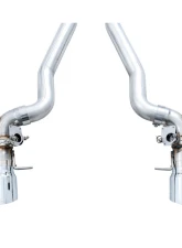 AWE Tuning SwitchPath Axle Back Exhaust | 3" Diameter | 4" Quad Chrome Silver Tips BMW M5 2018-2023                                     - 3025-42061 - Image 2