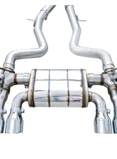 AWE Tuning SwitchPath Cat Back Exhaust | 3" Diameter | 4" Quad Chrome Silver BMW M3 2015-2018|BMW M4 2015-2020                                     - 3025-42070 - Image 4