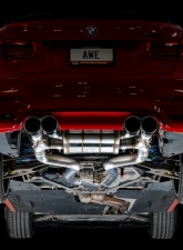 AWE Tuning SwitchPath Cat Back Exhaust | 3" Diameter | 4" Quad Chrome Silver BMW M3 2015-2018|BMW M4 2015-2020                                     - 3025-42070 - Image 7