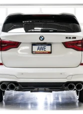 AWE Tuning SwitchPath Axleback Exhaust Chrome Silver Tips BMW X3 M 2020-2024                                     - 3025-42301 - Image 10