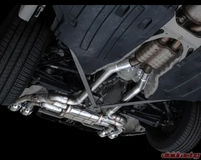 AWE Tuning SwitchPath Axleback Exhaust Chrome Silver Tips BMW X3 M 2020-2024 - 3025-42301