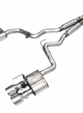 AWE Tuning SwitchPath Exhaust | 5" Quad Chrome Silver Tips Ford Mustang Dark Horse 2024-2025                                     - 3025-42375 - Image 15