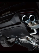 AWE Tuning SwitchPath Exhaust | 5" Quad Chrome Silver Tips Ford Mustang Dark Horse 2024-2025                                     - 3025-42375 - Image 3