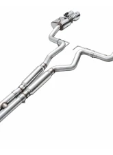 AWE Tuning SwitchPath Exhaust | 5" Quad Chrome Silver Tips Ford Mustang Dark Horse 2024-2025                                     - 3025-42375 - Image 9