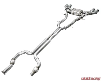 AWE Tuning SwitchPath Exhaust Chrome Silver Tips Cadillac CT4-V Blackwing 2022-2025 - 3025-42436