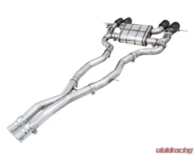 AWE Tuning SwitchPath Cat Back Exhaust | 3" Diameter | 4.5" Quad Chrome Silver Tips BMW M3 2021-2025|BMW M4 2021-2025 - 3025-42480