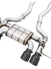 AWE Tuning SwitchPath Cat Back Exhaust | 3" Diameter | 4.5" Quad Chrome Silver Tips BMW M3 2021-2025|BMW M4 2021-2025                                     - 3025-42480 - Image 7