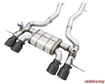 AWE Tuning SwitchPath Cat Back Exhaust | 3" Diameter | 4.5" Quad Chrome Silver Tips BMW M3 2021-2025|BMW M4 2021-2025 - 3025-42480