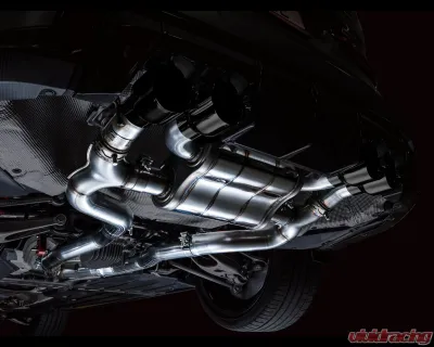 AWE Tuning SwitchPath Cat Back Exhaust | 3" Diameter | 4.5" Quad Chrome Silver Tips BMW M3 2021-2025|BMW M4 2021-2025 - 3025-42480