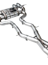 AWE Tuning SwitchPath Exhaust | 4.5" Quad Chrome Silver Tips BMW G87 M2 2023-2025                                     - 3025-42487 - Image 8