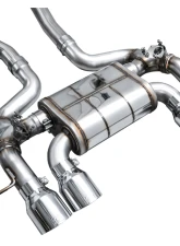 AWE Tuning SwitchPath Exhaust | 4.5" Quad Chrome Silver Tips BMW G87 M2 2023-2025                                     - 3025-42487 - Image 9