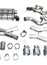 AWE Tuning SwitchPath Exhaust | 4.5" Quad Chrome Silver Tips BMW G87 M2 2023-2025                                     - 3025-42487 - Image 12