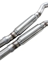 AWE Tuning SwitchPath Cat-back Exhaust Quad Chrome Silver Tips Ford Mustang GT 2018-2023                                     - 3025-42550 - Image 4