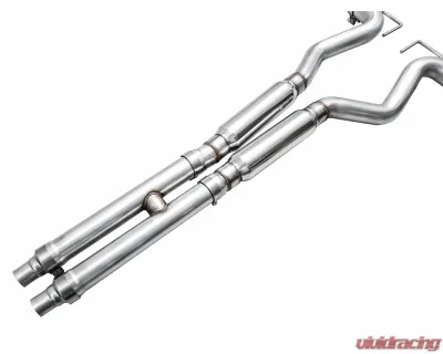 AWE Tuning SwitchPath Exhaust Quad Diamond Black Tips Ford Mustang Mach 1 2021-2023 - 3025-43551