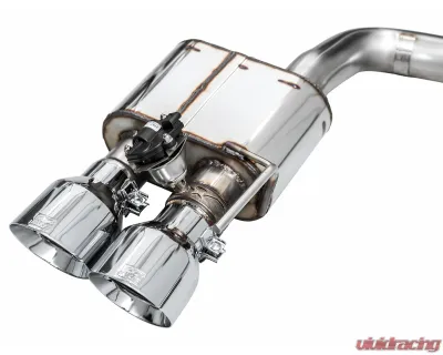 AWE Tuning SwitchPath Exhaust | 5" Quad Chrome Silver Tips Ford Mustang GT 2024-2024|Ford Mustang GT Premium 2024-2024 - 3025-42650