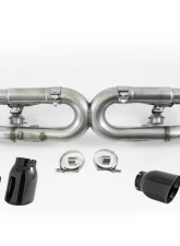 AWE Tuning SwitchPath Exhaust | 2.5" Diameter | PSE Cars | 3.54" Quad Diamond Black Tips Porsche 911 Carrera 2012-2016                                     - 3025-43012 - Image 2