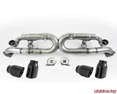 AWE Tuning SwitchPath Exhaust | 2.5" Diameter | PSE Cars | 3.54" Quad Diamond Black Tips Porsche 911 Carrera 2012-2016 - 3025-43012