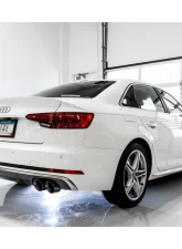 AWE Tuning SwitchPath Exhaust | 2.5" Diameter | Non-Resonated | 4" Quad Diamond Black Tips Audi S4 2018-2024                                     - 3025-43034 - Image 2