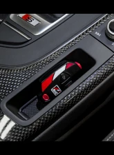 AWE Tuning SwitchPath Exhaust | 2.5" Diameter | 4" Quad Diamond Black Tips Audi S5 2018-2024                                     - 3025-43042 - Image 5
