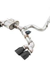 AWE Tuning SwitchPath Exhaust | 3" Diameter | 4" Quad Diamond Black Tips Volkswagen Golf R 2015-2017                                     - 3025-43068 - Image 6