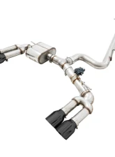 AWE Tuning SwitchPath Exhaust | 3" Diameter | 4" Quad Diamond Black Tips Audi S3 2015-2020                                     - 3025-43072 - Image 4