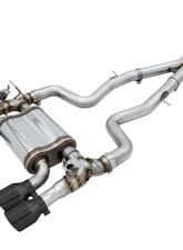 AWE Tuning SwitchPath Cat Back Exhaust | 3" Diameter | 4" Quad Diamond Black BMW M3 2015-2018|BMW M4 2015-2020                                     - 3025-43074 - Image 9