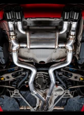 AWE Tuning SwitchPath Cat Back Exhaust | 3" Diameter | 4" Quad Diamond Black BMW M3 2015-2018|BMW M4 2015-2020                                     - 3025-43074 - Image 8