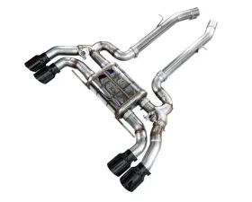 AWE Tuning SwitchPath Axleback Exhaust | Diamond Black Tips BMW X4 M|X4 M Competition|X3 M|X3 M Competition 2020-2025