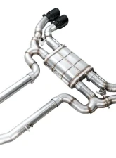 AWE Tuning SwitchPath Axleback Exhaust | Diamond Black Tips BMW X4 M|X4 M Competition|X3 M|X3 M Competition 2020-2025                                     - 3025-43301 - Image 2