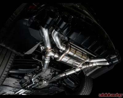 AWE Tuning AWE SwitchPath Exhaust Diamond Black Tips Cadillac CT4-V Blackwing 2022-2025 - 3025-43436