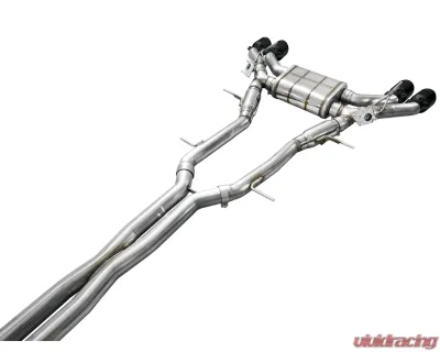 AWE Tuning AWE SwitchPath Exhaust Diamond Black Tips Cadillac CT4-V Blackwing 2022-2025 - 3025-43436