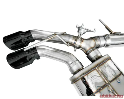 AWE Tuning AWE SwitchPath Exhaust Diamond Black Tips Cadillac CT4-V Blackwing 2022-2025 - 3025-43436