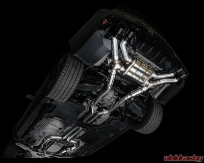 AWE Tuning AWE SwitchPath Exhaust Diamond Black Tips Cadillac CT4-V Blackwing 2022-2025 - 3025-43436