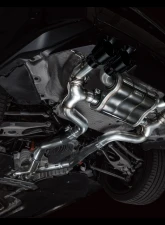 AWE Tuning SwitchPath Exhaust | 4.5" Quad Diamond Black Tips BMW G87 M2 2023-2025                                     - 3025-43487 - Image 2