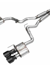 AWE Tuning SwitchPath Exhaust Quad Diamond Black Tips Ford Mustang Mach 1 2021-2023                                     - 3025-43551 - Image 5